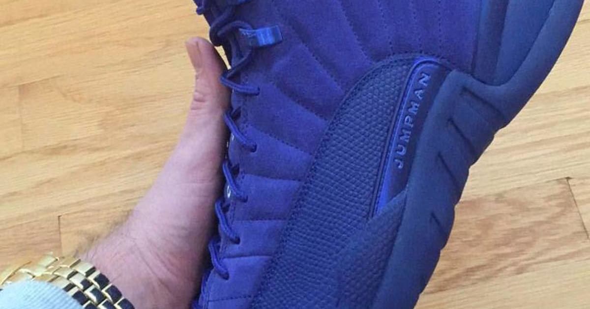 All Blue Air Jordan 12s Release in November