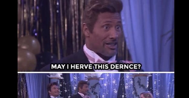 The Rock and Jimmy Fallon Embarrass Themselves at Prom in Awkward ...