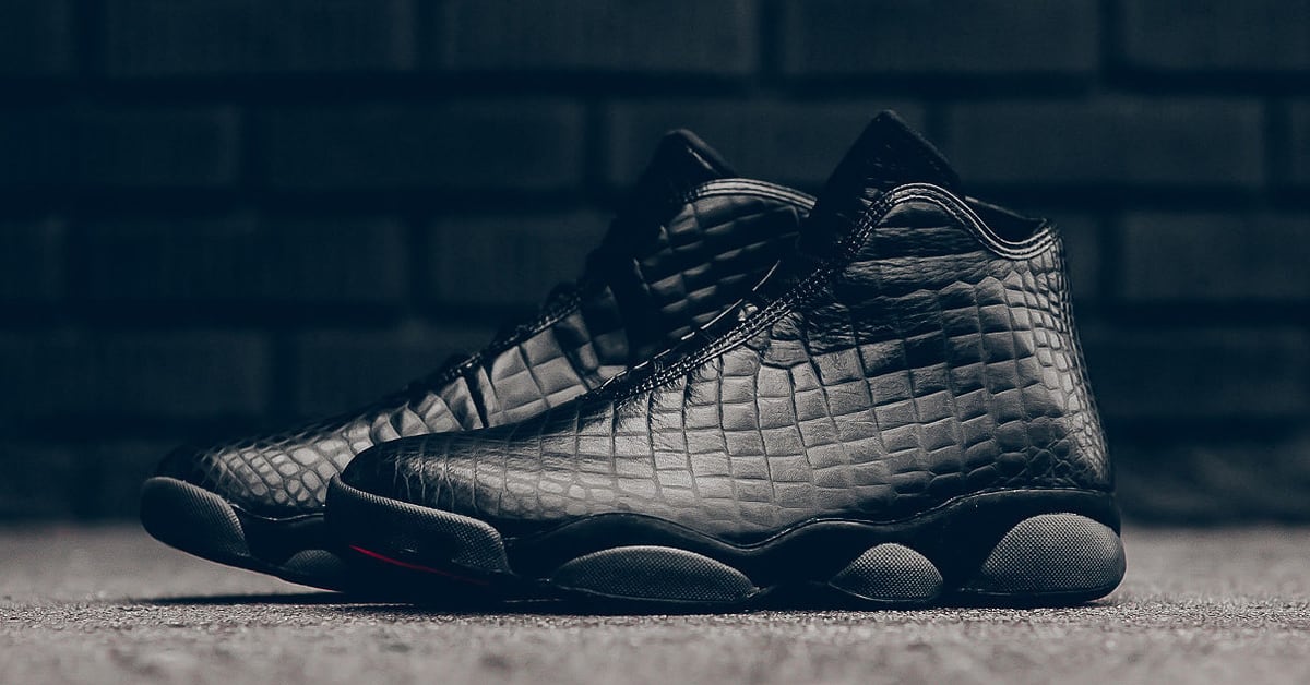 Jordan horizon black croc new arrivals