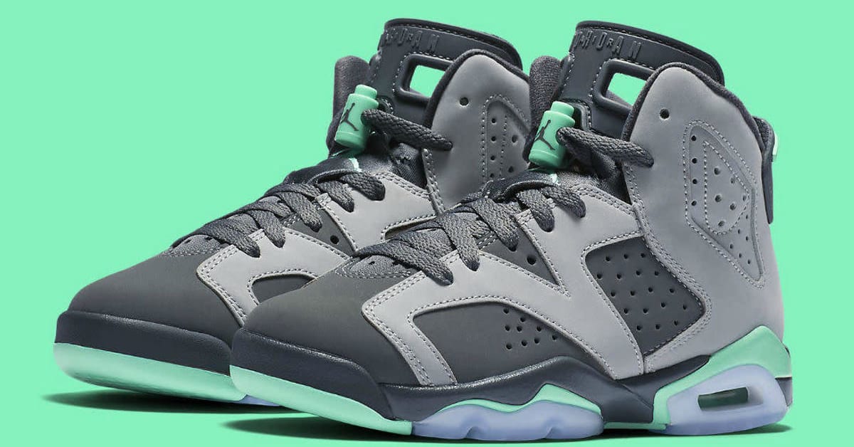 Jordan 6 green glow clearance