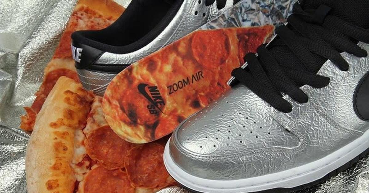 Nike Delivers Cold Pizza Dunks