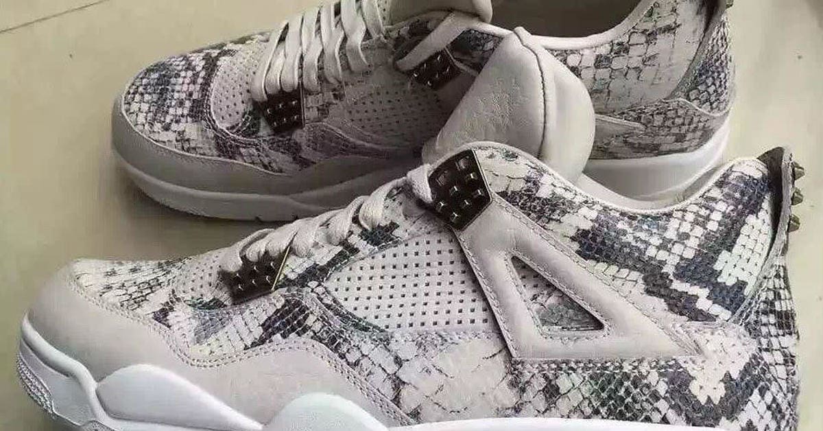 Retro 4 snakeskin discount