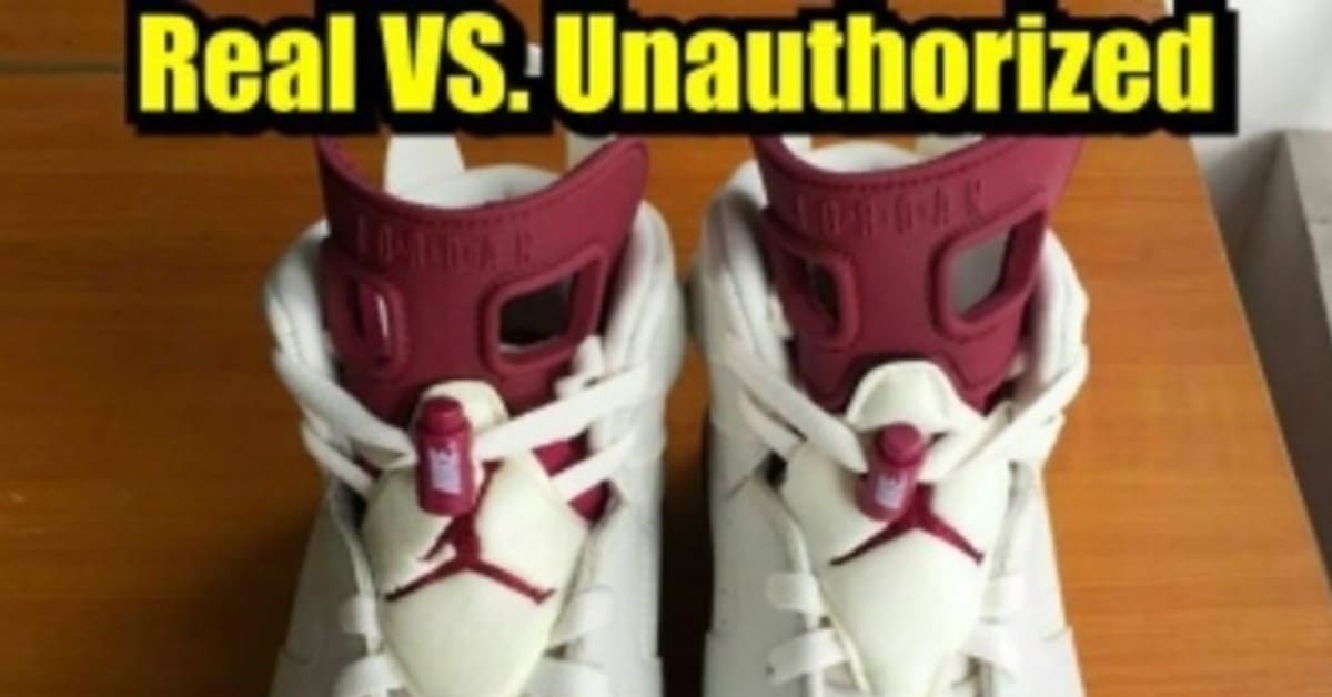 How To Tell If Your Maroon Air Jordan 6s Are Real or Fake
