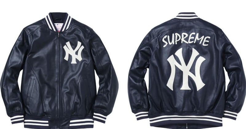 Supreme NYロゴ ボンバージャケット Mサイズ SupremeNew-York-Yankees-Kanji-