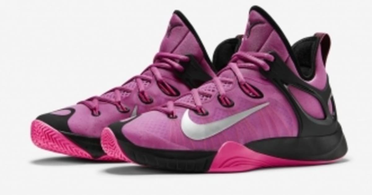 Think Pink' in the Kay Yow x Nike Zoom HyperRev 2015