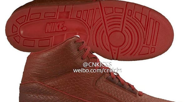 There's an All-Red Nike Air Python Dropping