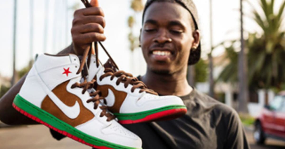 スニーカー [4.5-7.5] Nike Dunk SB High Cali CALIFORNIA (2014) Nike SB Dunk High Cali (2014) Men's - 313171-201 - US