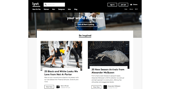Lyst's Revamped Site Makes It Easier and Better to Shop Online