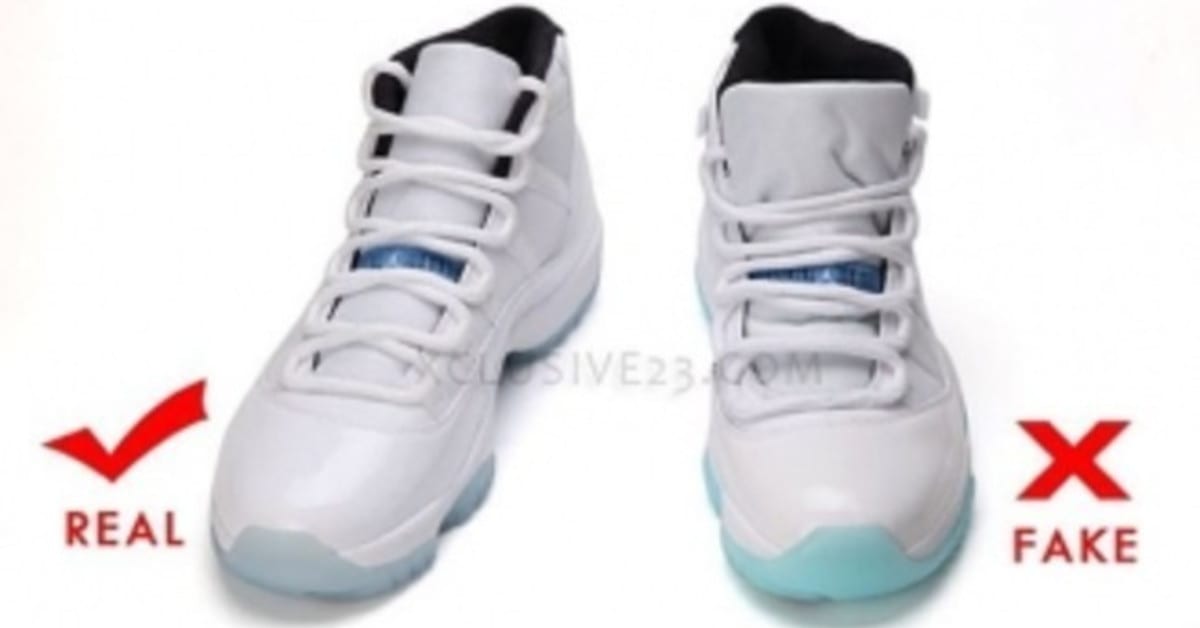 Air Jordan 11 Legend Blue Authentic Vs. Fake