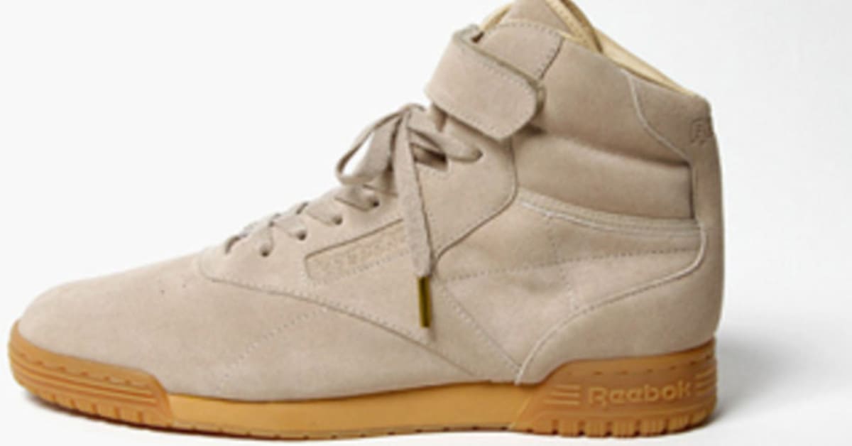 靴 Sand.W.Man Reebok EX-O-FIT CLEAN HI