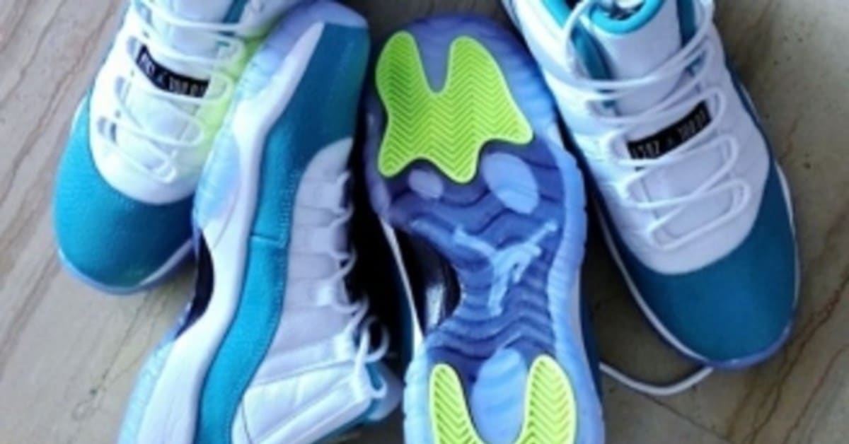 Release Date for the Aqua Air Jordan 11 Low GS