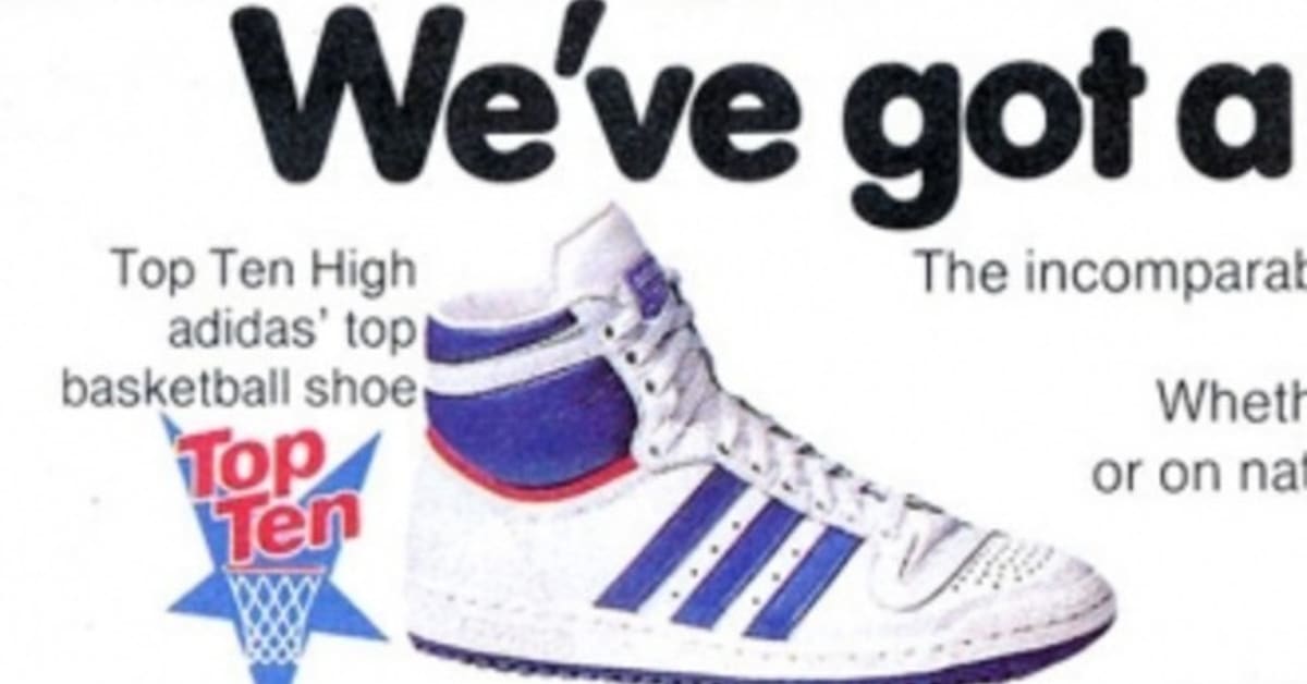 Vintage Ad adidas Top Ten