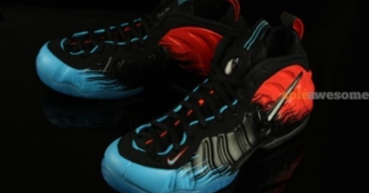 Nike Air Foamposite Pro Black Red Blue
