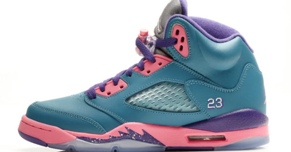 Air Jordan 5 Retro GS Tropical Teal Release Reminder