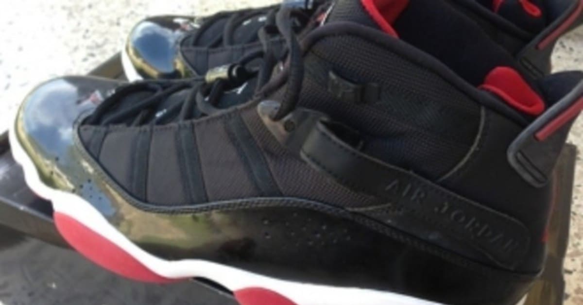 Jordan Six Rings Black Varsity Red White Release Dat