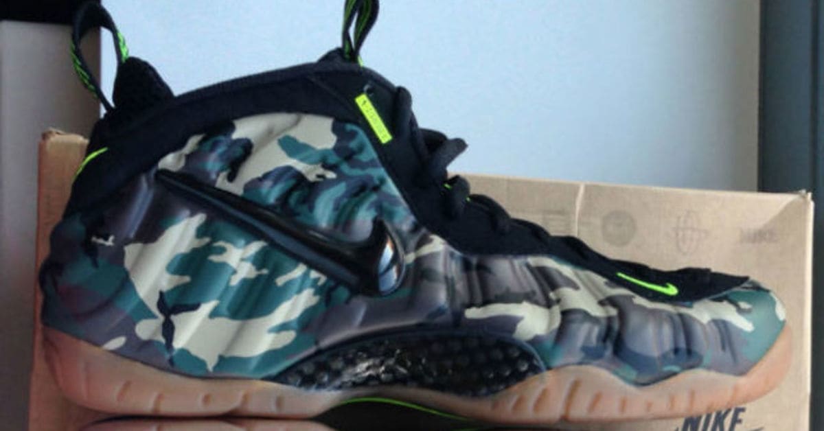 Foamposite army camo shop