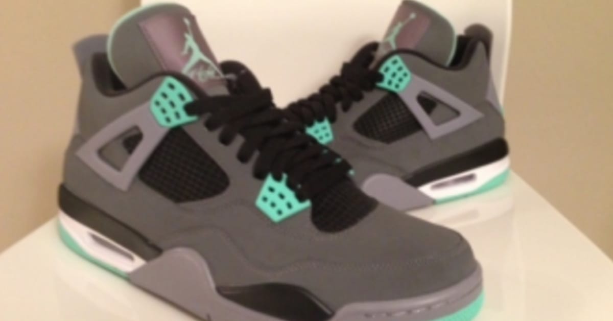 Air Jordan 4 Retro Green Glow
