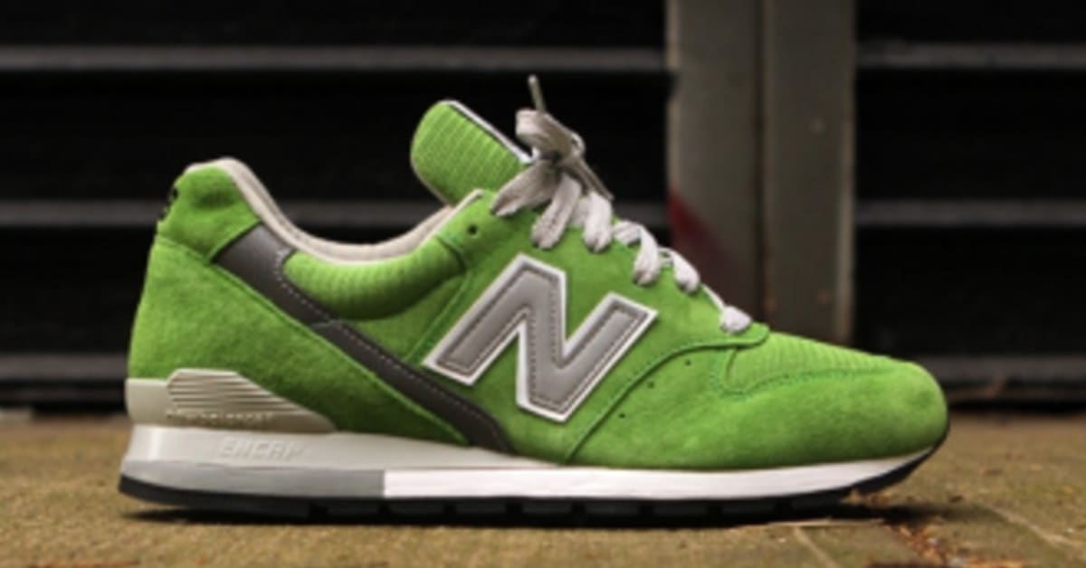 New balance 996 lime green deals