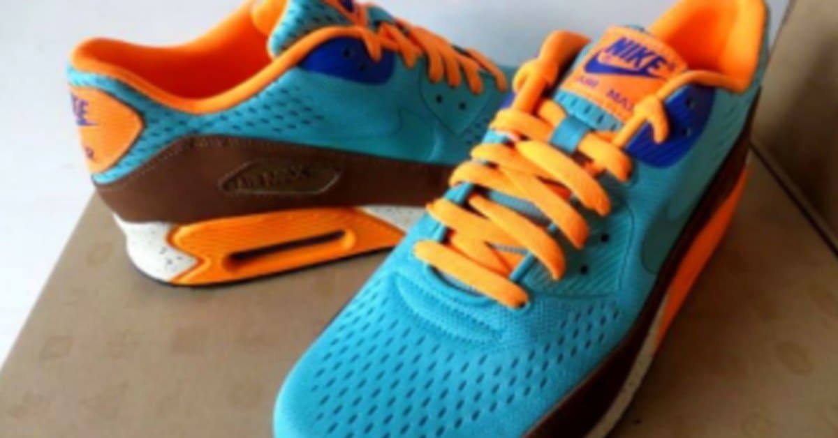 Nike air max blue and orange outlet