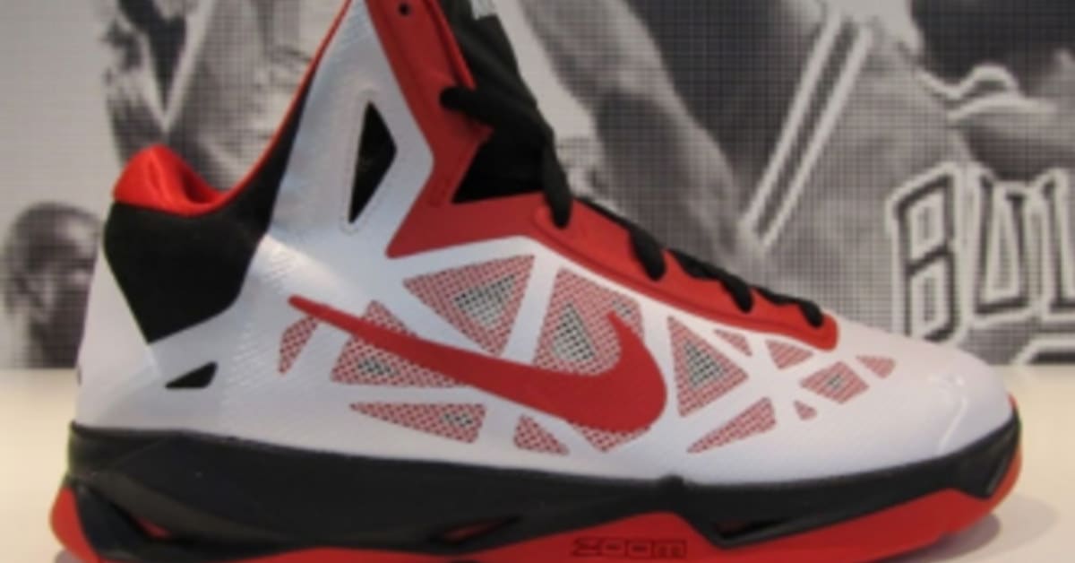 Nike Zoom Hyperchaos White Black University Red