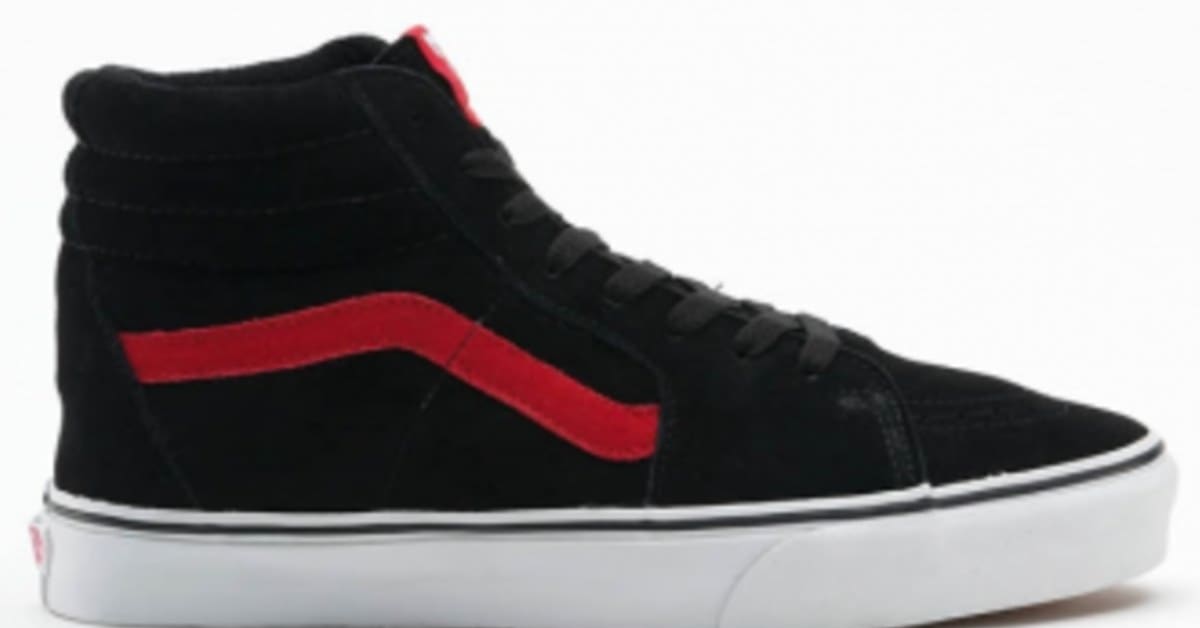 Vans Sk8-Hi - Black/True Red