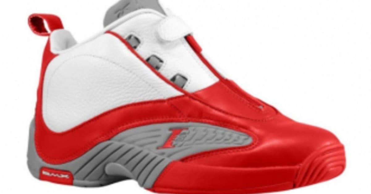Reebok answer 4 red white hotsell