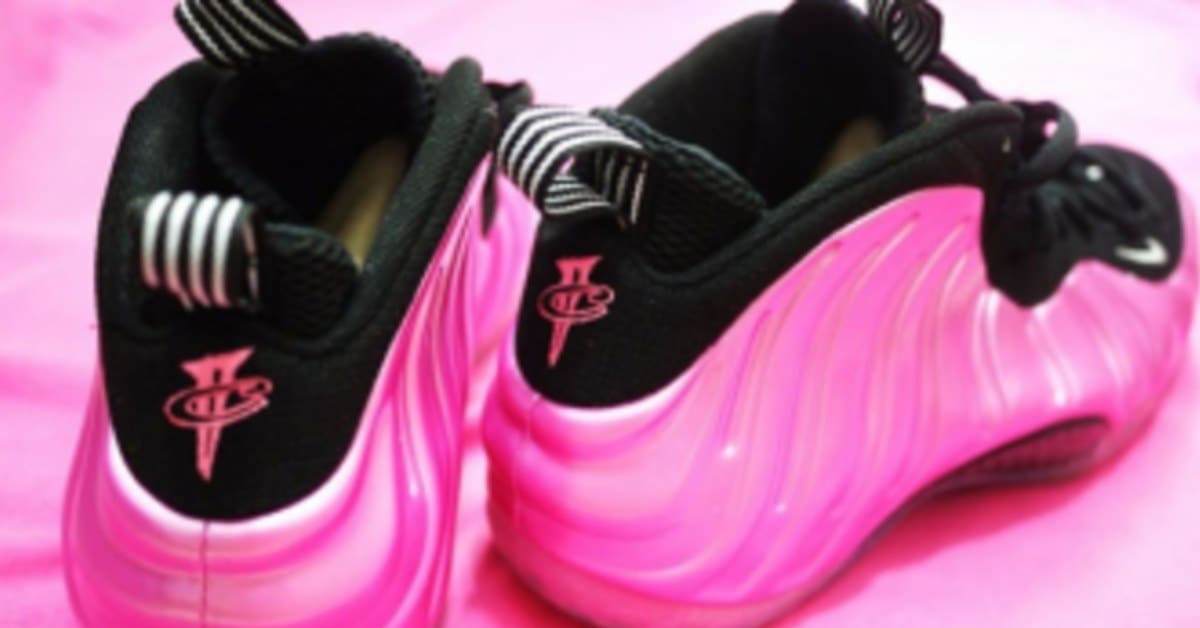 Pink black foamposites best sale