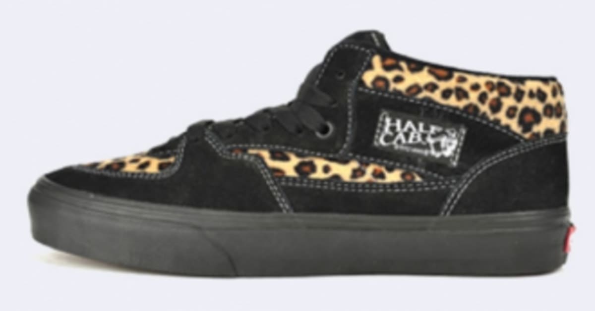 Vans half cab leopard top