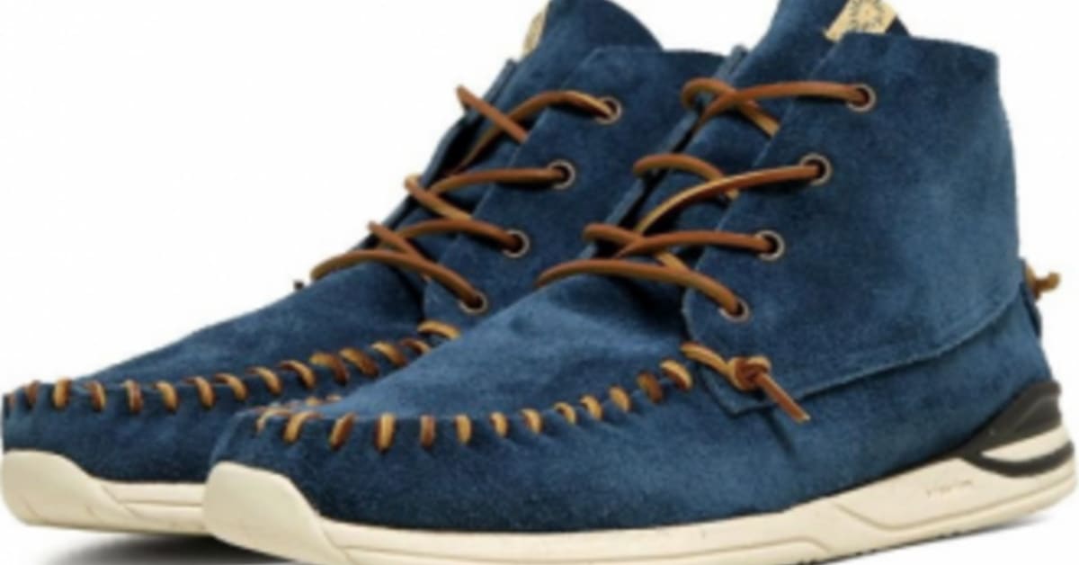 visvim Yucca Moc Mid-Folk - Blue