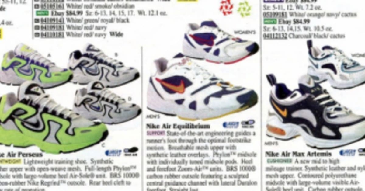 Eastbay Memory Lane Nike Running Classics from 1998