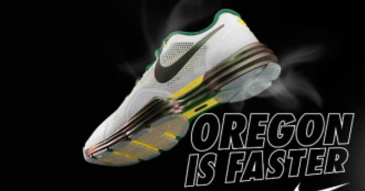Nike Lunar TR1 Oregon Ducks Sneakers in Apple Green Oregon Ducks have unveiled that Nike Air Force 1 Low Orchard  main image 2