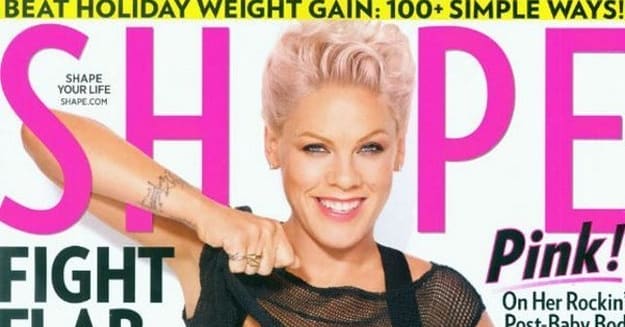 Pink Reveals Weight Loss On the Cover of 