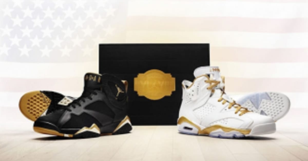 Men\'s Air Jordan Golden Moments Pack Nike Air Jordan Golden Moment Pack, Olympics, GMP, Retro 6  main image 3