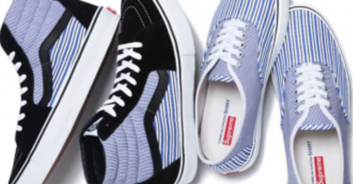 Vans x supreme x cdg outlet