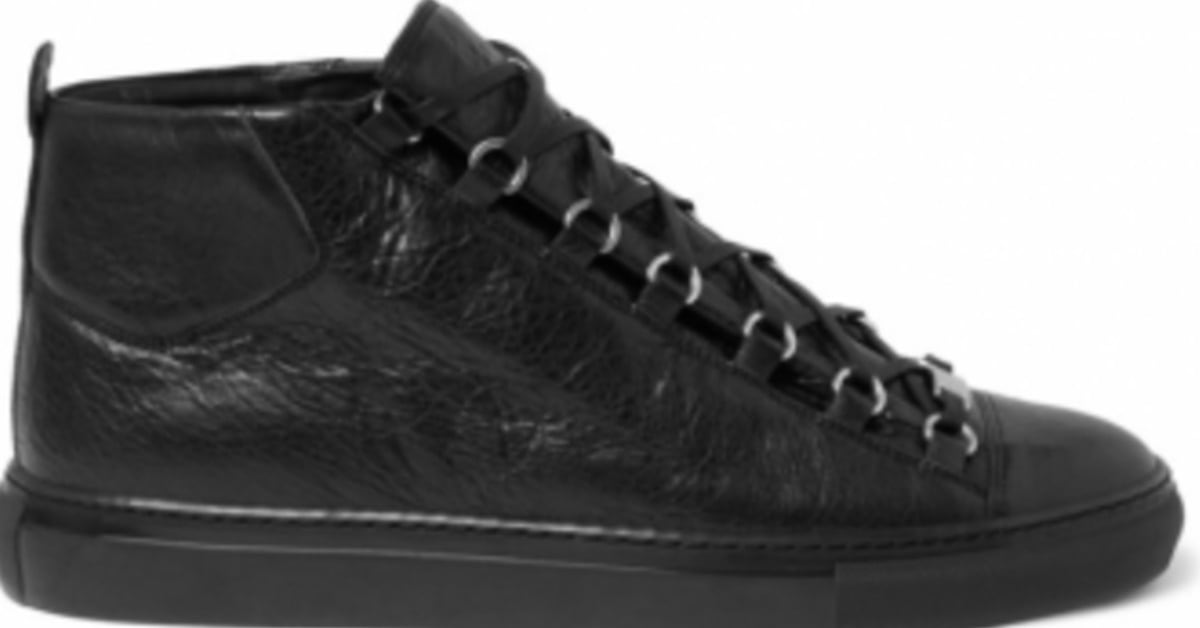 Balenciaga arena high black shop