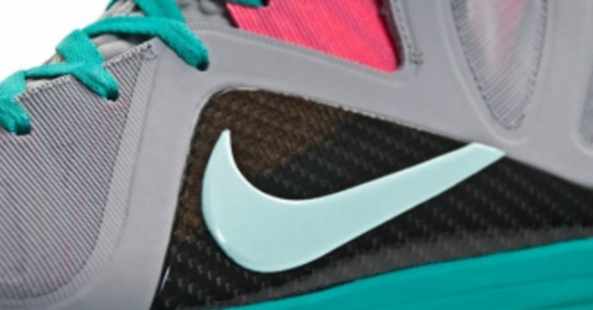 Size 9.5 - Nike LeBron 9 P.S. Elite South‎ Beach Grey Suede (516958-001 Clean Nike - LeBron 9 P.S. Elite  main image 2