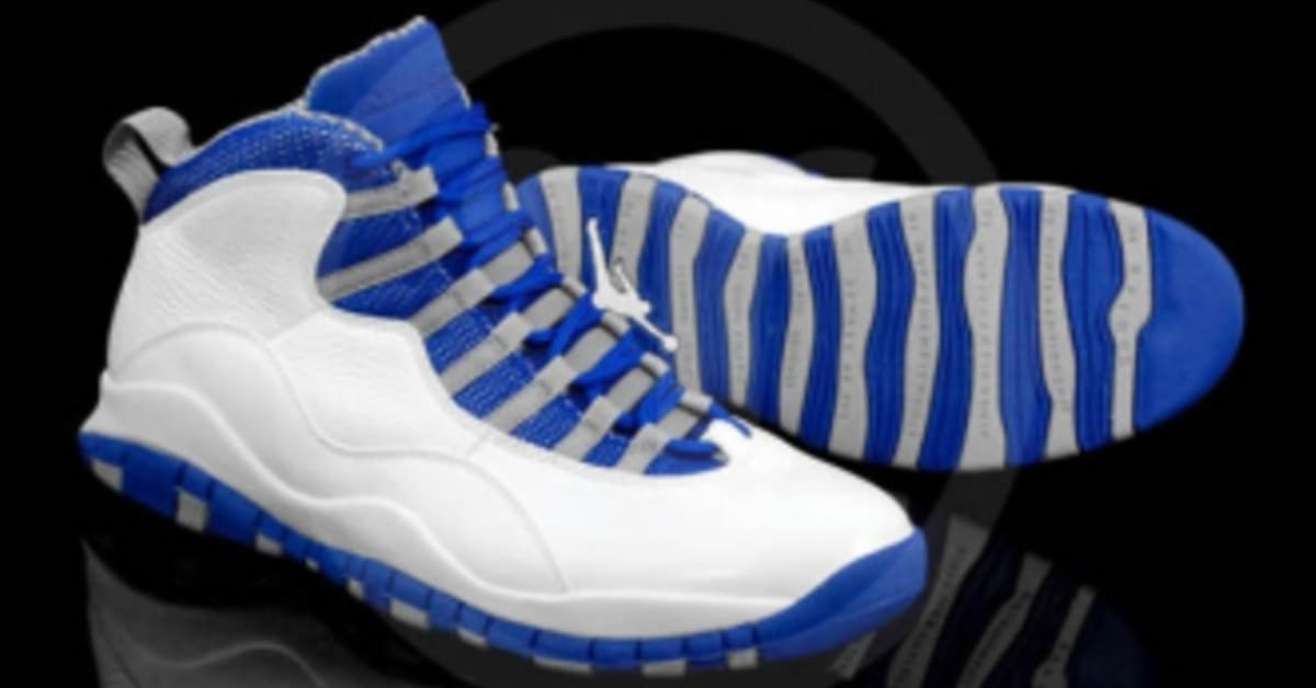 Air Jordan Retro 10 White Old Royal Stealth