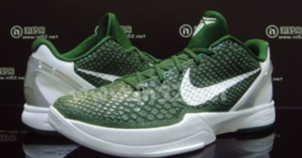 Nike Zoom Kobe VI TB - Gorge Green/White-Metallic Silver