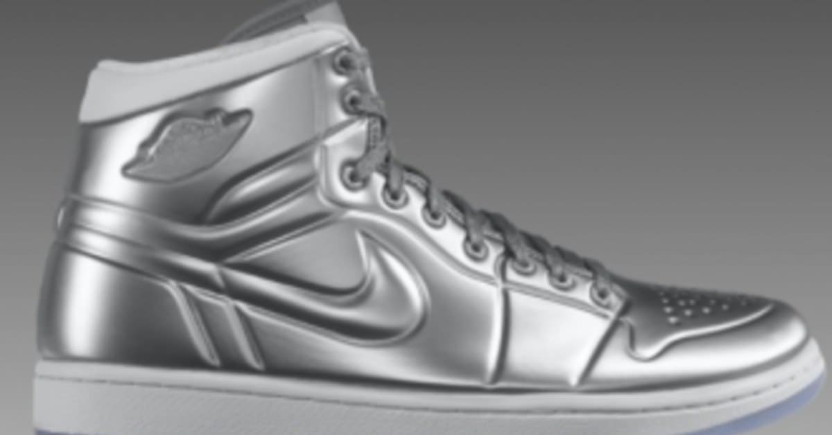 Available: Air Jordan 1 Anodized - Metallic Silver/White