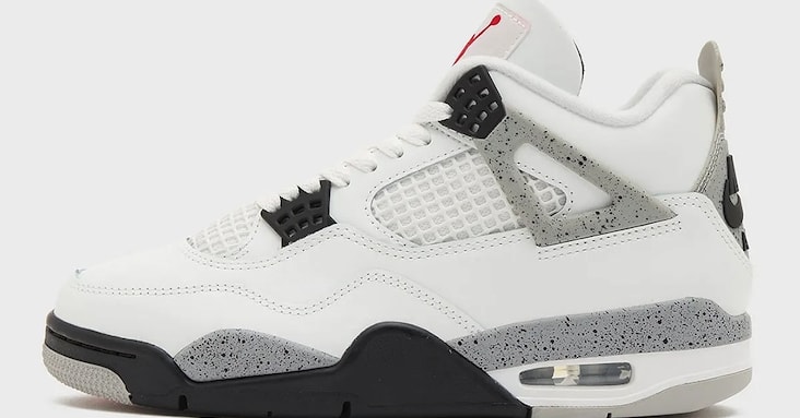 Detailed Look at the 'White Cement' Air Jordan 4