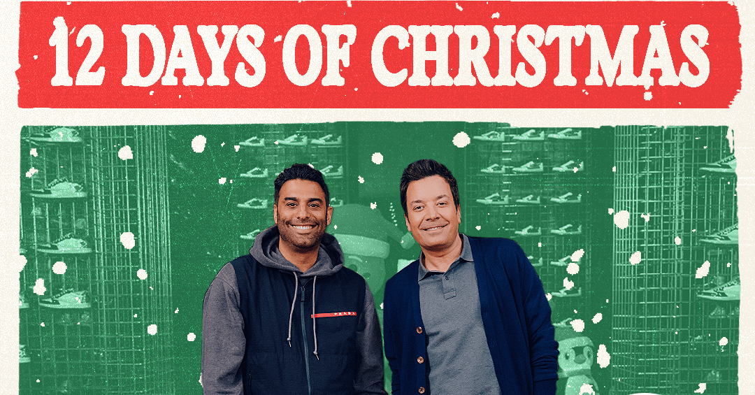 ‘Sneaker Shopping’ & ‘The Tonight Show’ 12 Days of Christmas Giveaway