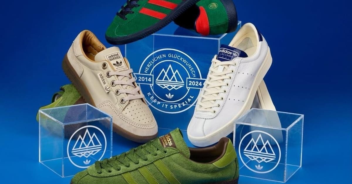 Adidas lacombe spezial green top