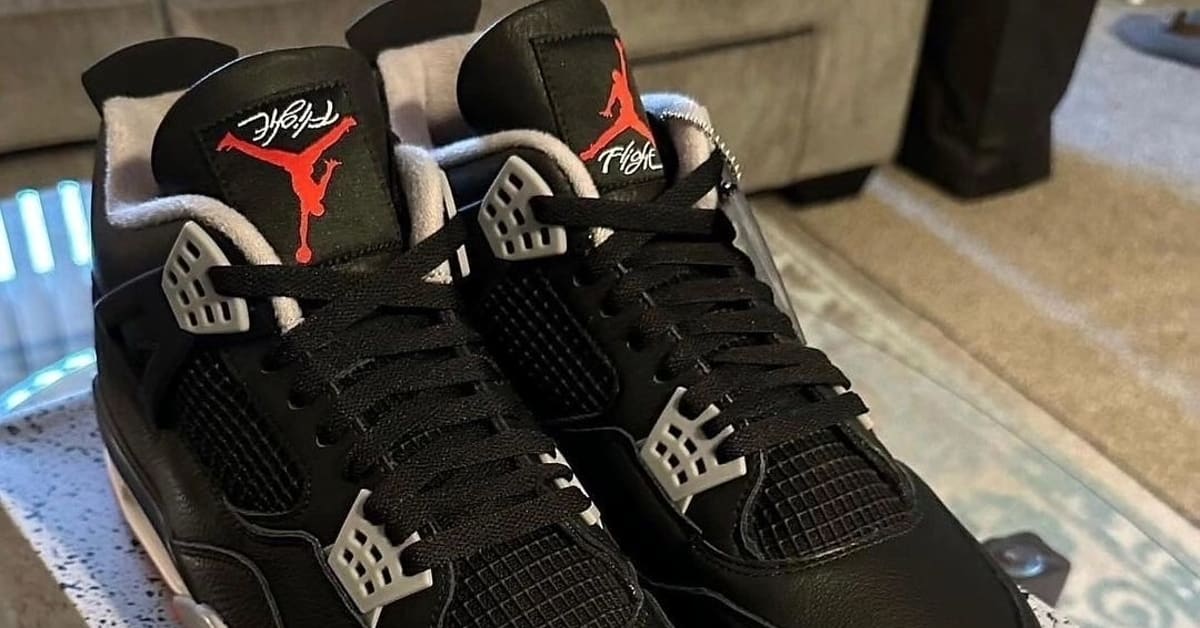 Customer s Bred Reimagined Air Jordan 4 Has Upside Down Jumpman