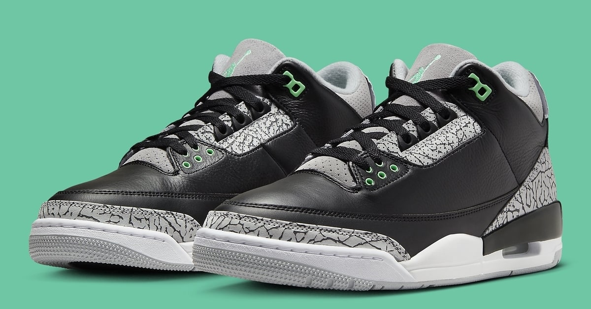Air Jordan 3 Green Glow March 2024 Release Date CT8532 031