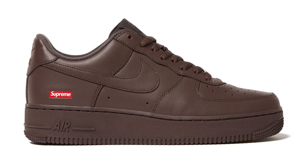 Supreme x Nike Air Force 1 Low Baroque Brown Release Date