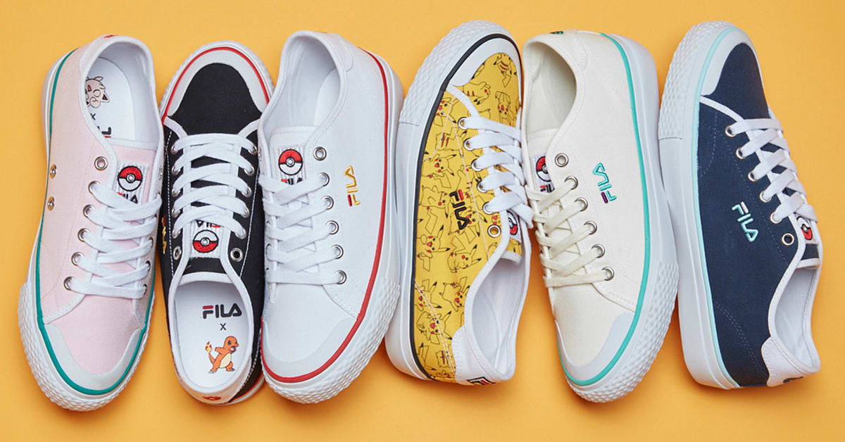 Gotta Catch All of These Pokemon x Fila Sneakers