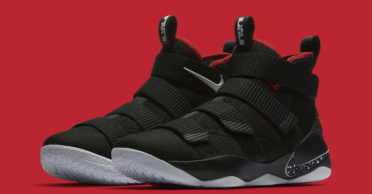 Lebron james soldier 11 black and red cheap
