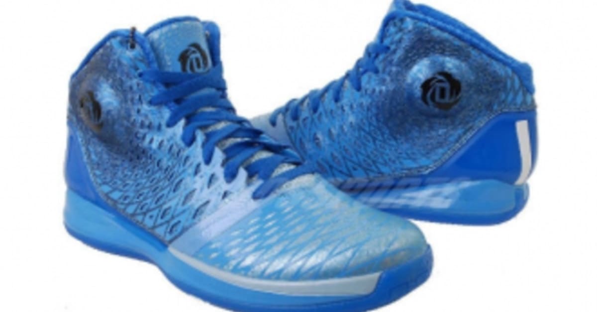 Derrick rose shoes blue best sale