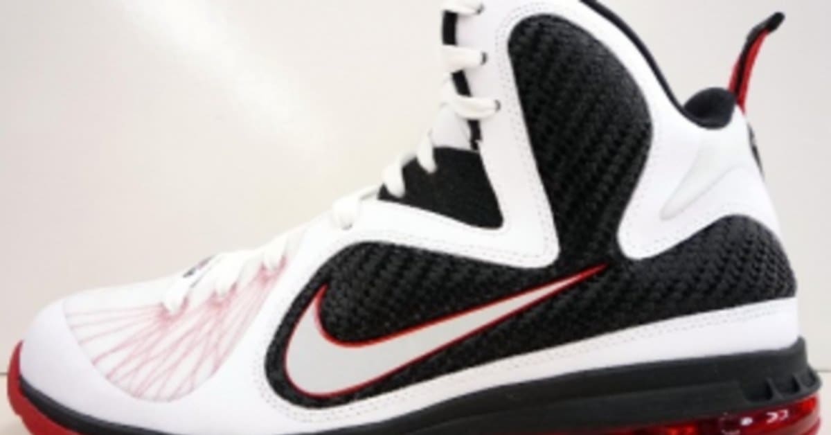 Lebron 9 black and red hot sale