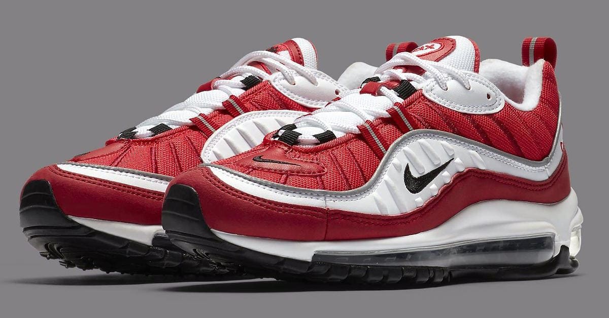 Gym Red Air Max 98s on the Way